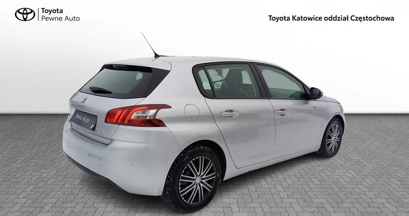 Peugeot 308 cena 36800 przebieg: 141071, rok produkcji 2014 z Piotrków Trybunalski małe 211